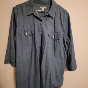 Women's XXL Denim Top